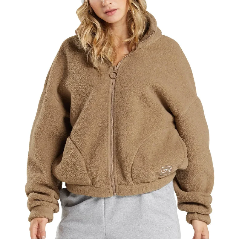 Gymshark Sherpa Womens Jacket - Brown Women's best-selling jackets