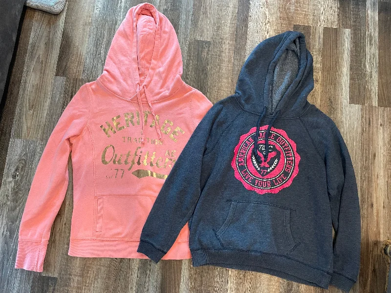 Lot of 2- American Eagle womens large Hooded Sweatshirts size large Loose Fit Hoodie Sweatshirt Lot of 2- American Eagle womens large Hooded Sweatshirts size large Loose Fit Hoodie Sweatshirt