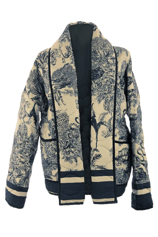 Printed Quilted Jacket