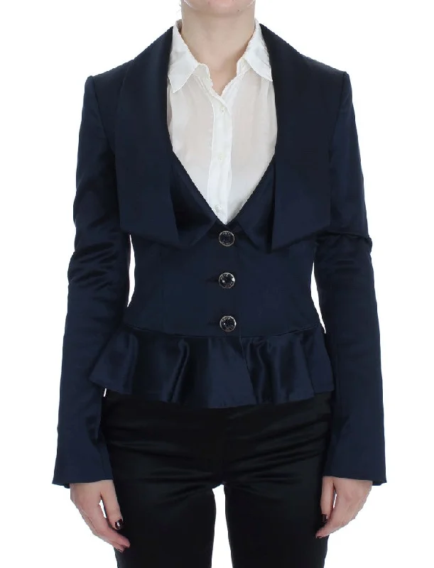 Exte  Three Button Single Breasted Blazer Women's Jacket Elegant Blazer Dress