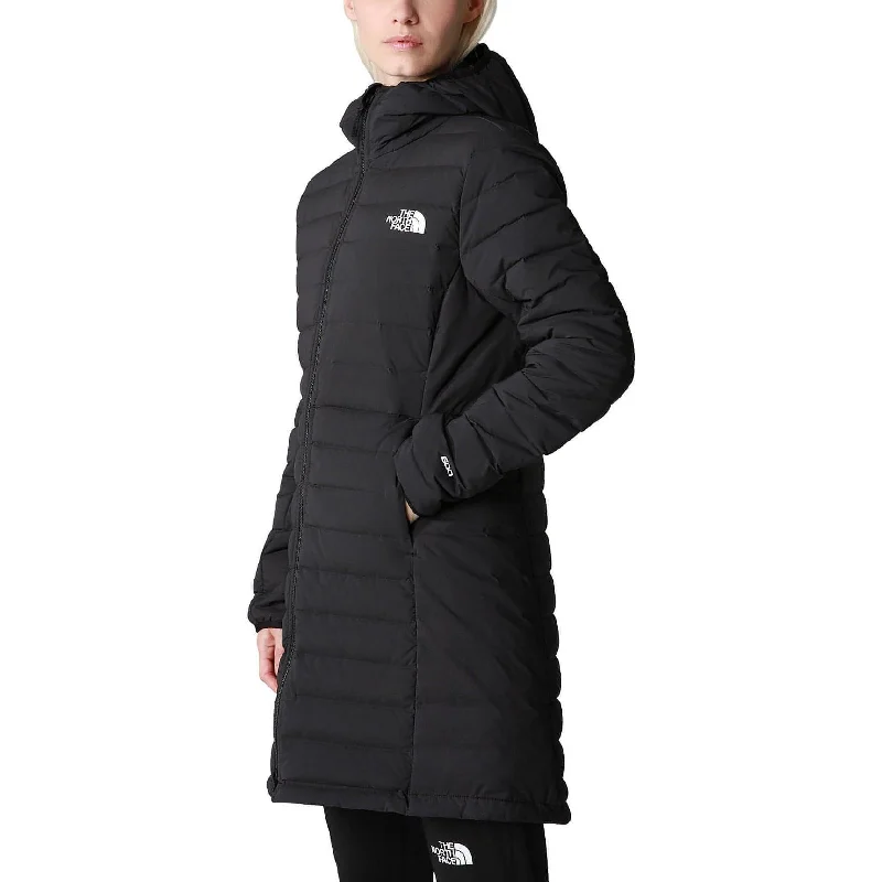 The North Face Belleview Stretch Womens Down Parka Jacket - Black Women's transitional jackets