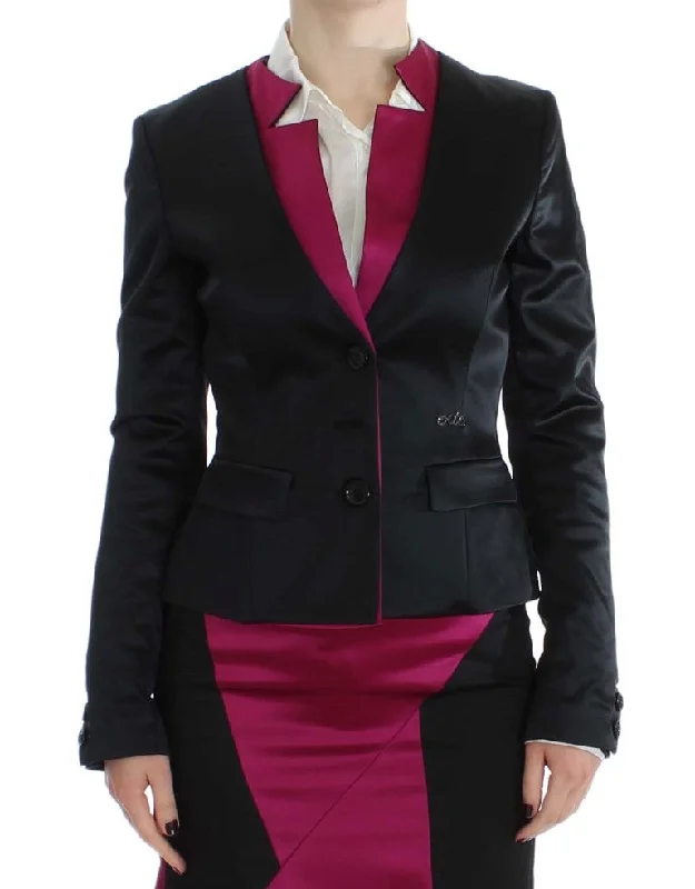 Exte  pink Stretch Blazer Women's Jacket Fashionable Women’s Blazer