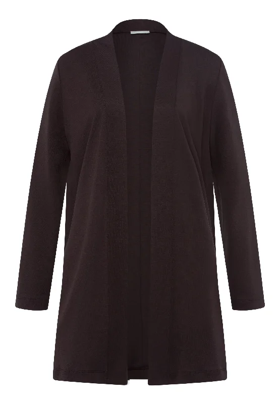 Pure Comfort Cardigan | Black Coffee 78603-1772 Women's party jackets