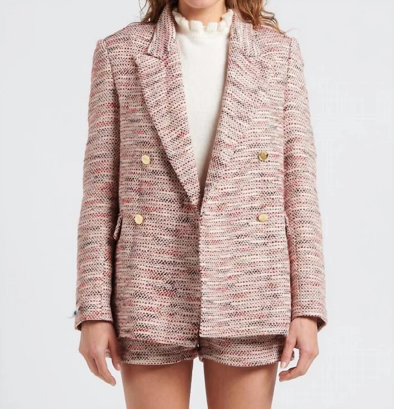 Shelby Tweed Blazer In Multi Workwear Women’s Blazer