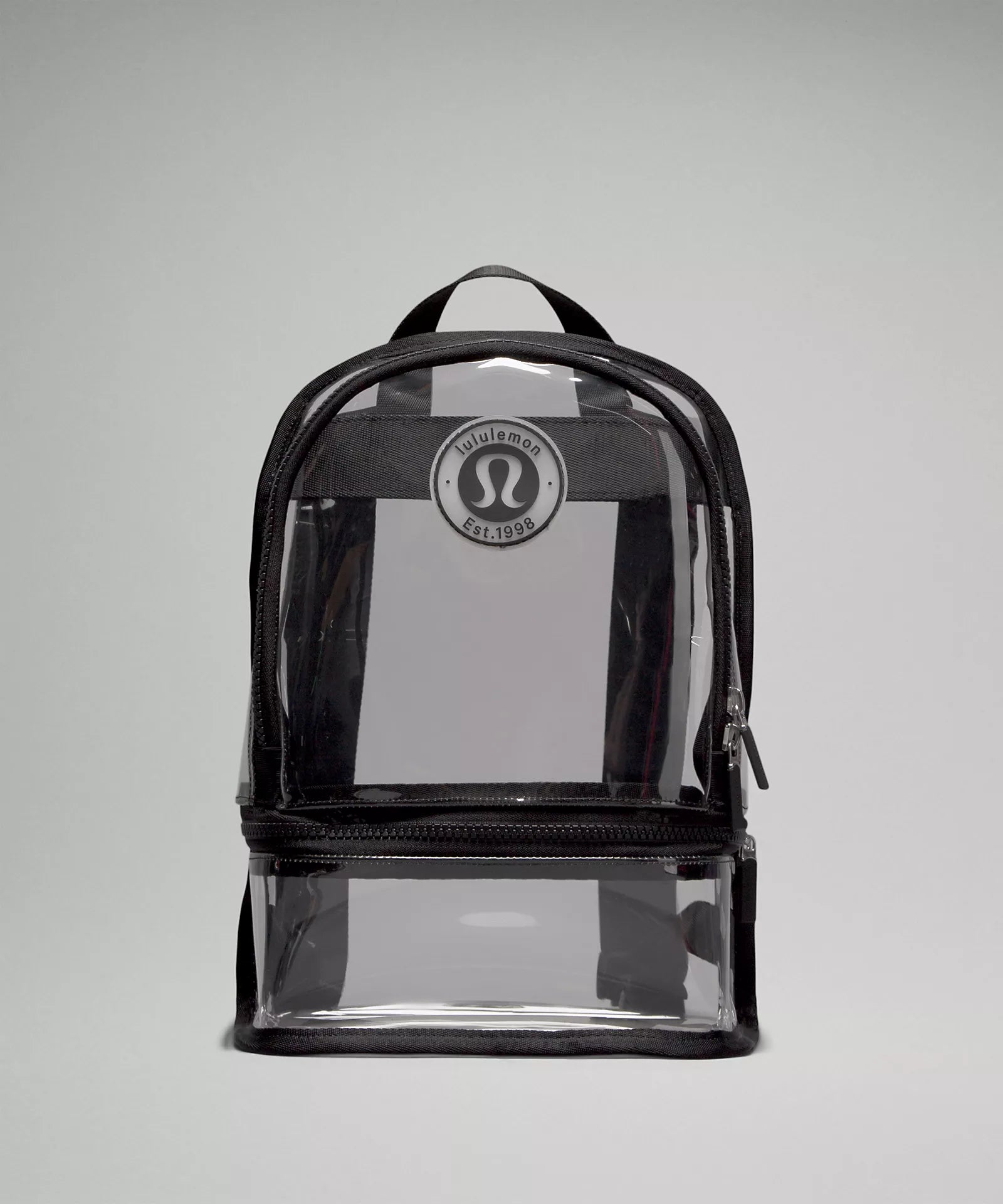 Clear Mini Logo Backpack | Black