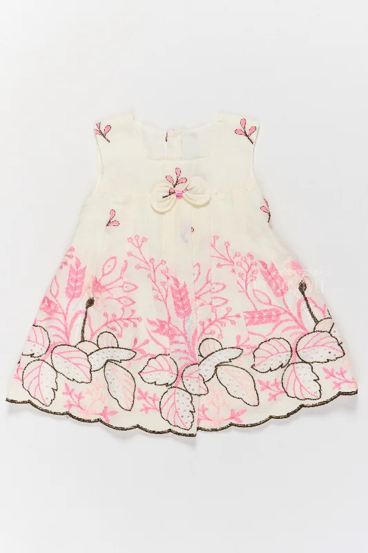 Elegant Newborn Baby Girl Clothes Online with Floral Embroidery
