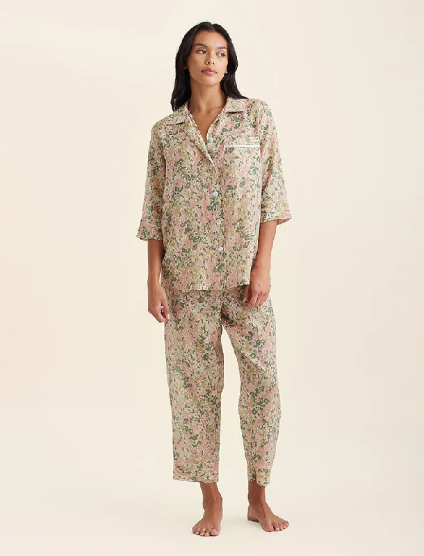 Adeline Crop PJ Best pajama sets for lounging