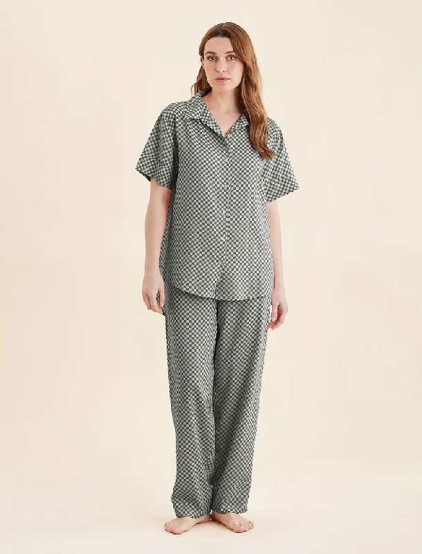 Anais Short Sleeve Full Length PJs Best pajama sets for sensitive skin