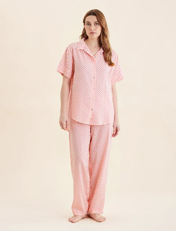 Anais Short Sleeve Full Length PJs Affordable pajama sets