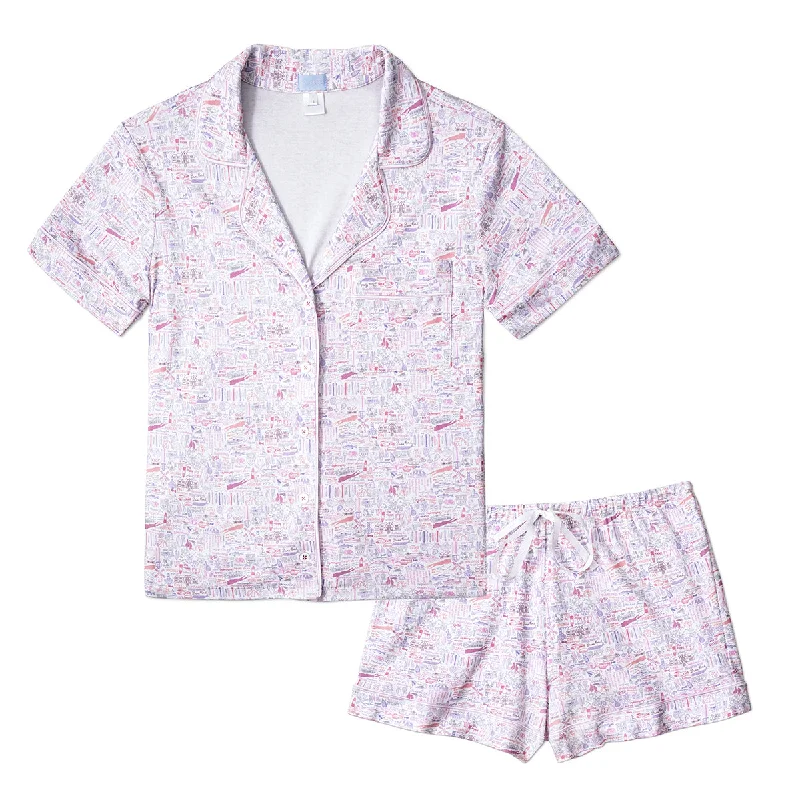 Hamptons Women’s Button Front Short Pajama Set Nordstrom pajama sets