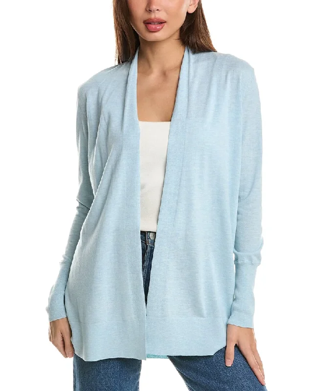 Forte Cashmere Easy Silk & Cashmere-Blend Cardigan Luxury sweaters