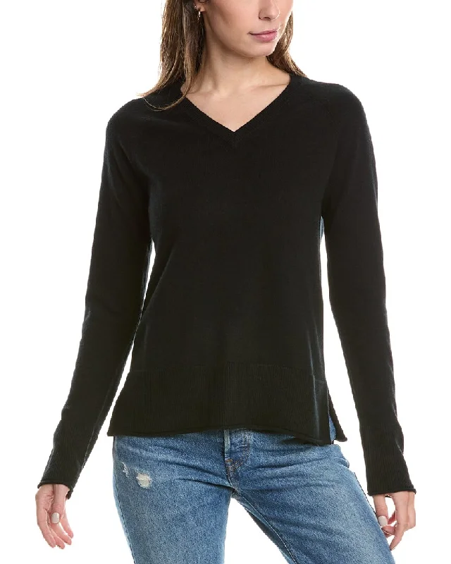 Forte Cashmere Raglan Cashmere Sweater UV protection sweaters