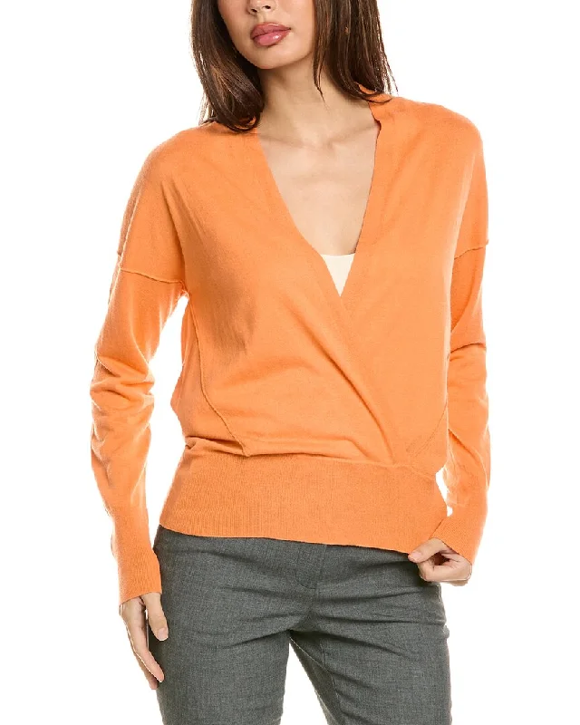 Forte Cashmere Surplice Cashmere-Blend Pullover Zara sweaters