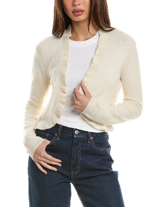 Hannah Rose Divine Ruffle Cashmere Bolero Levi's sweaters