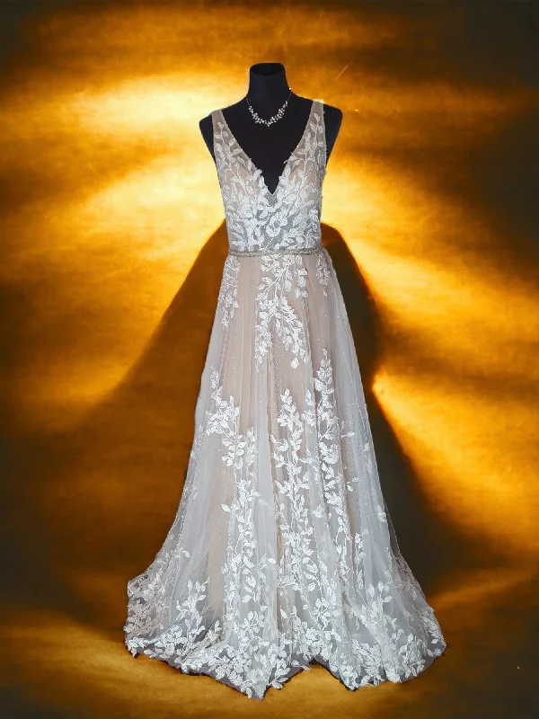 Maya Sparkling A-Line Gown Sparkle Bridal Dress