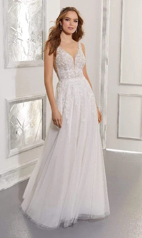 Mori Lee Bridal - 5879 Angela Wedding Dress Luxury Wedding Dress