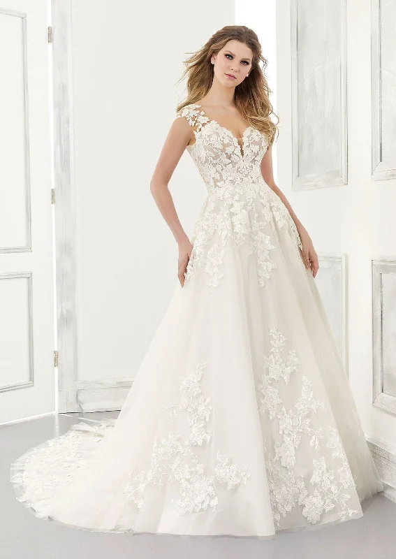 Morilee Agatha Wedding Dress Crystal Wedding Dress