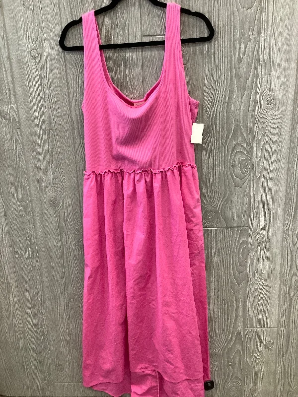 Dress Casual Maxi By A New Day In Pink, Size: Xl Anniversary maxi dresses