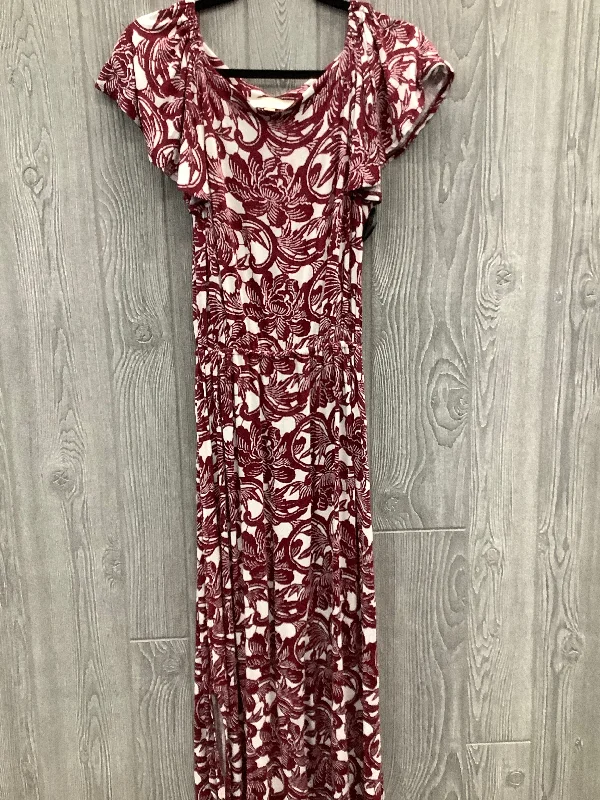 Dress Casual Maxi By Loft In Red, Size: Xs Sleeveless maxi dresses