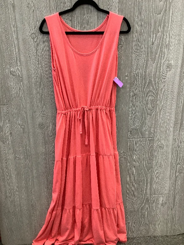 Dress Casual Maxi By Serra In Pink, Size: L Birthday maxi dresses