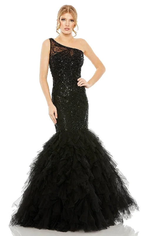 Mac Duggal 20545 - Embellished One-Shoulder Classic Prom Gown Gothic party dresses