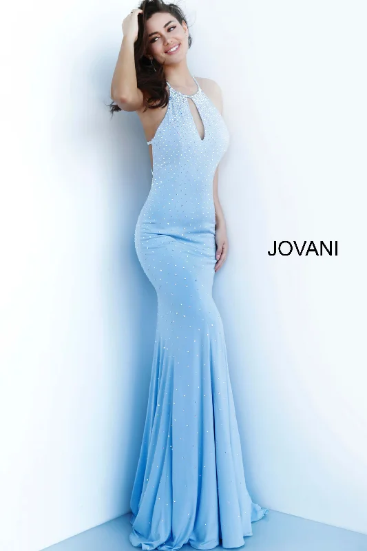 Beaded Jersey Jovani Prom Dress By Jovani -67101 Bright color unclassified dresses