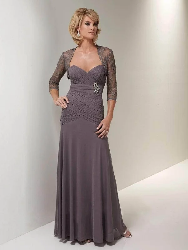 Christina Wu Elegance 17784 - Strapless Formal Gown with Bolero Cotton unclassified dresses