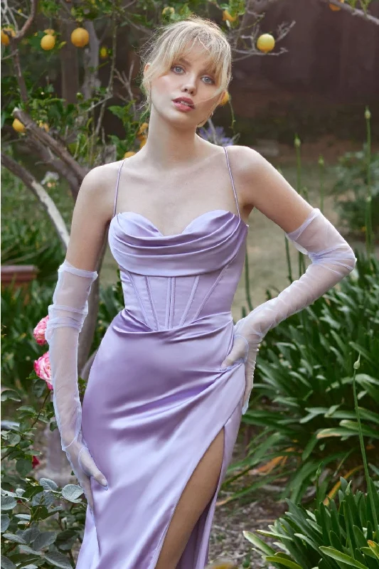 Corset Cowl Satin Gown 01 By Cinderella Divine -7483 Bright color unclassified dresses