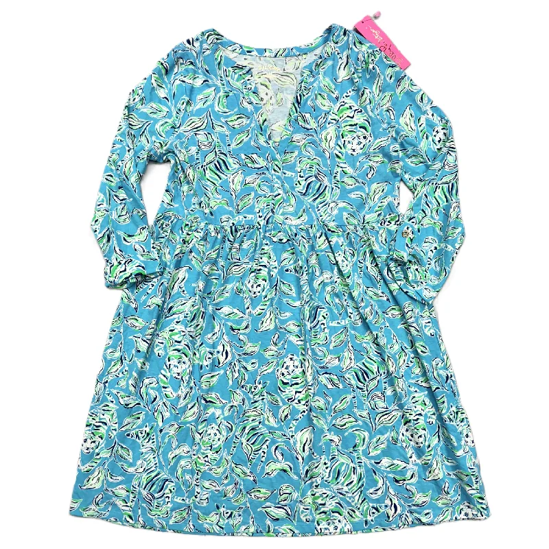 Dress Designer By Lilly Pulitzer In Blue & Green, Size: M Pastel unclassified dresses