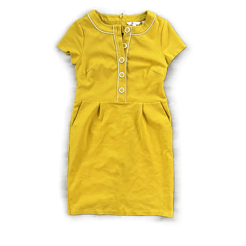 Dress Work By Boden In Yellow, Size: Xs Unique unclassified dresses