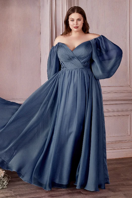 Enchant in Ethereal Elegance: Cinderella Divine CD243C Gown Holiday unclassified dresses