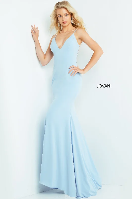 Fitted Open Embellished Back Prom Dress By Jovani -07297 Anniversary unclassified dresses