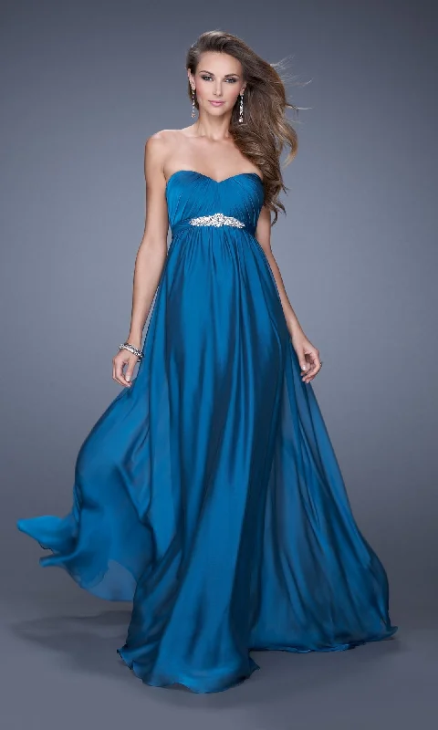 Empire-Waist La Femme Strapless Prom Dress 20625 Casual chic unclassified dresses