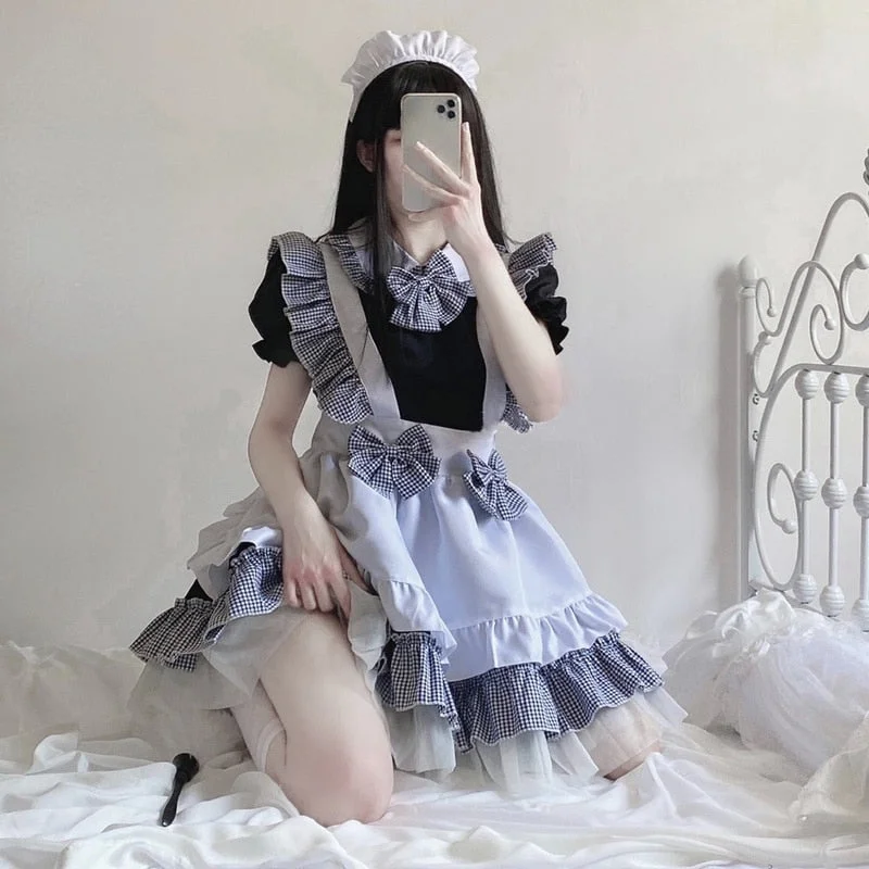 French Maid Cosplay Printed unclassified dresses