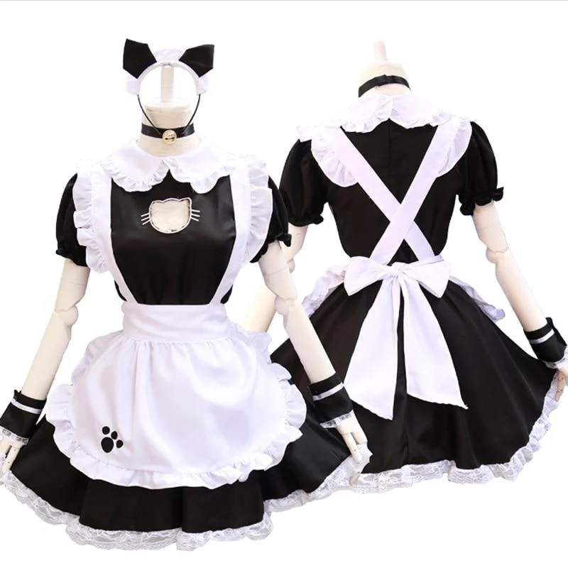 Neko Maid Cafe Cosplay Monochrome unclassified dresses