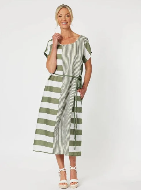 Patio Stripe Dress Budget-friendly unclassified dresses