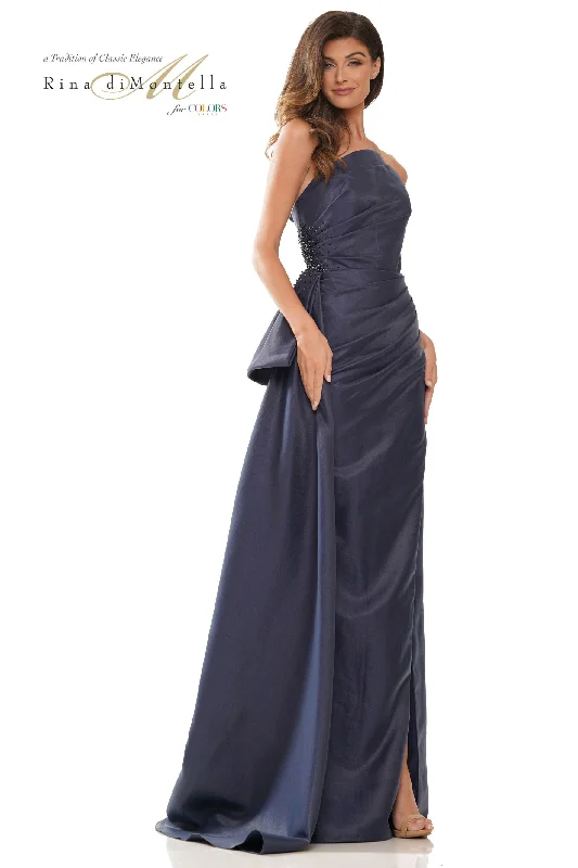 Rina Di Montella One Shoulder Mermaid Evening Dress -RD2750 Best-selling unclassified dresses