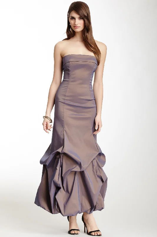 Tafetta Glamour Balloon Dress - Copper Ruched unclassified dresses