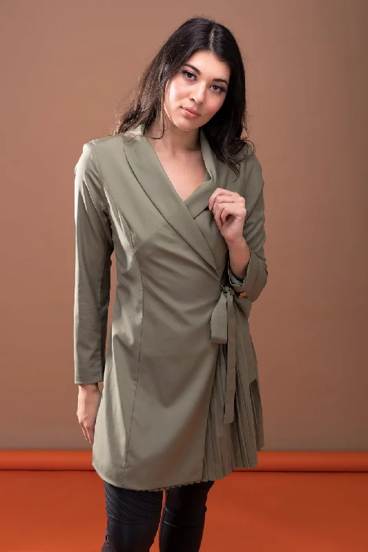 Taylor Blazer Dress Khaki Summer unclassified dresses