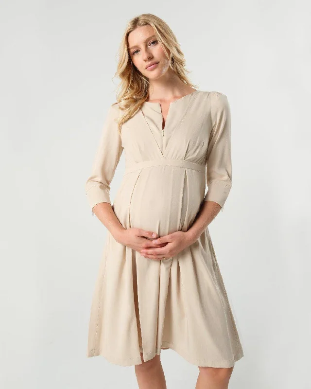 Sarah Empire Maternity & Nursing Dress in TENCEL (Regular & Petite) Beach unclassified dresses