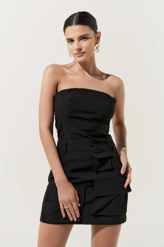 Black Tube Dress Off-shoulder unclassified dresses