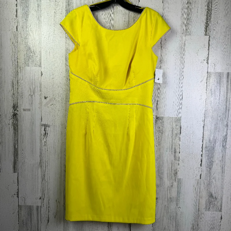 Yellow Dress Work Roz And Ali, Size S High-end unclassified dresses