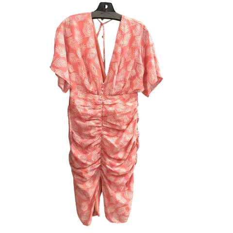 Dress Casual Midi By Cmc In Coral, Size: M Cozy Midi Dress