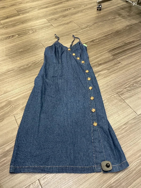 Dress Casual Midi By Universal Thread In Blue, Size: Xs Boho Midi Skirt